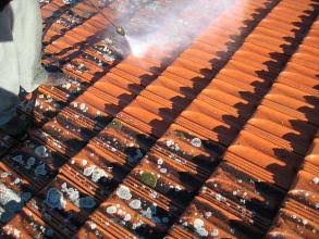 Detail Wash on Clay Tiles